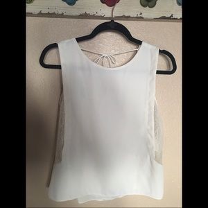 ❌SOLD❌ZARA Blouse Side Lace Detail